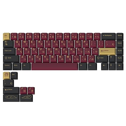 DROP + Redsuns GMK Red Samurai Keycap Set for 65% Keyboards